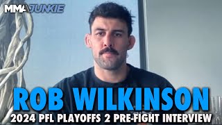 Rob Wilkinson Hopes Another PFL Title Puts PED Suspension in Past  2024 PFL Playoffs 2 [upl. by Tecu630]