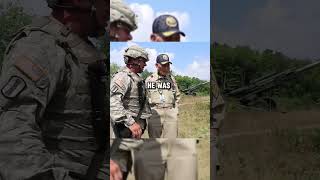 US Veteran From WW2 Fires a Howitzer at Age 97 [upl. by Tioneb996]