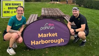 Market Harborough Parkrun  War trail amp 1st Female [upl. by Lizned]