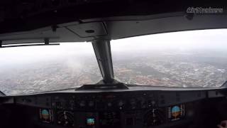 CockpitPilot´s view  Airbus A320 landing  Berlin [upl. by Maurilla365]