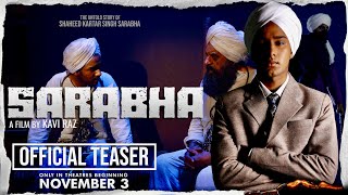 Sarabha Official Teaser  Punjabi Film  The untold story of quotKartar Singh Sarabhaquot [upl. by Benco975]