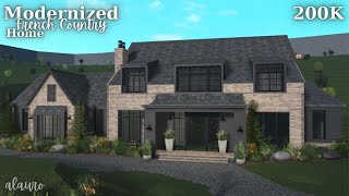 Modernized French Country Home  200K  Bloxburg Build [upl. by Ayom546]