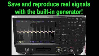 MSO5000 Arb Generator  Load reproduce and edit real signals [upl. by Attegroeg]