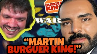 🍔👑MARTIN quotBURGUER KINGquot TENTOU FAZER ALIADOS MAS ACABOU SENDO ALASTRADO NO WAR PELO GAULES [upl. by Meuse873]