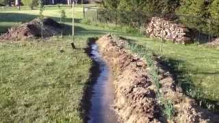 Permaculture Design Swales on Contour 2014 Update part 1 [upl. by Linkoski814]