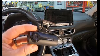 Hyundai Kona Dash Camera Install Thinkware F70 [upl. by Inavoy675]