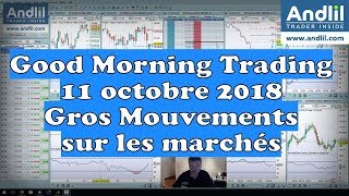 Good Morning Trading GROS MOUVEMENTS sur la bourse [upl. by Ennaehr]