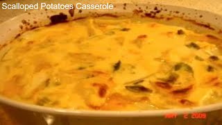 Scalloped Potatoes Casserole  Scalloped Potatoes with Cheese [upl. by Eyanaj343]