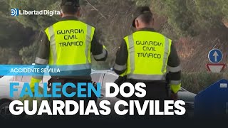 Así fue el accidente que acabó con la vida de dos guardias civiles en un control en Sevilla [upl. by Lemyt]