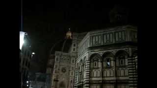 Christmas Duomo Piazza Florence Italy Bells [upl. by Zobkiw]