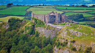 Carreg Cennen Castle Walk Trapp Llandeilo Wales [upl. by Ardnuaed660]