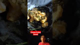 Cheese frying sound  🧀 🍲  Cottage cheese is fried in oil  shorts viralvideo [upl. by Kauffman721]