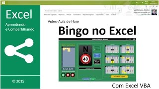 Bingo no Excel  Apresentação [upl. by Dasi]