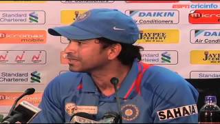 Sachin Tendulkar 4th ODI India v Bangladesh Mirpur [upl. by Aivin]