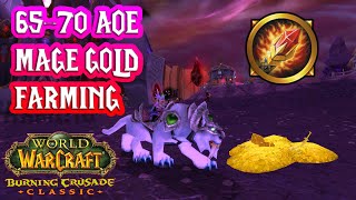 TBC CLASSIC  6570 AOE Mage LevelingGold Farming Guide [upl. by Royce]