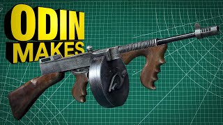 Odin Makes 1928A Thompson Machine Gun prop replica [upl. by Akienat]