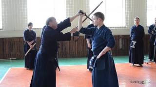 Nihon kendo kata 9 review by Guentleur sensei [upl. by Suiram]