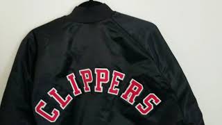 Rare Vintage Los Angeles Clippers Satin jacket review Starter Chalkline [upl. by Latimore450]