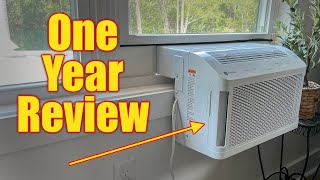 GE U Shaped Air Conditioner  One Year review [upl. by Esihcoc]