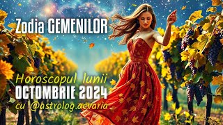 ♊GEMENI 🍂 Horoscop OCTOMBRIE 2024 Subtitrat RO 🍂 GEMINI OCTOBER 2024 HOROSCOPE [upl. by Schargel136]