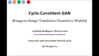 CycleGAN ImagetoImage Translation Generative Models [upl. by Attenyt]