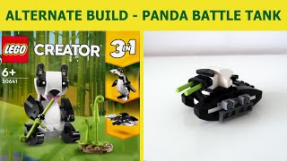 ALTERNATE BUILD  LEGO Creator 30641 – PANDA BATTLE TANK by Macharius [upl. by Nitnilc]