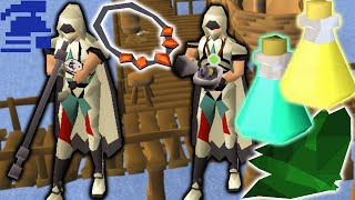 81 Herblore is 2x Faster on This Account than Ironman Mode GIM 21 [upl. by Ecinue]