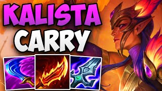 CHALLENGER KALISTA SOLO CARRIES HIS TEAM  CHALLENGER KALISTA ADC GAMEPLAY  Patch 1322 S13 [upl. by Annaig435]