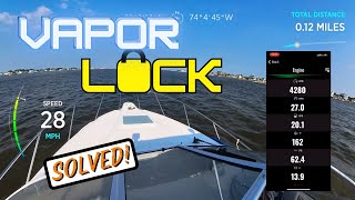 FIX Stalling Overheated ECM and Vapor Locked Mercruiser MPI with VesselView Information [upl. by Bolme]