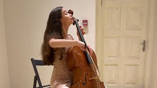 JS Bach cello suite no 3 BWV 1009 Sarabande  live recording [upl. by Ethyl665]