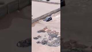 car stuck in a flooded area atrangicarkur automobile rain carmodificationinindia ytshorts [upl. by Ecined]