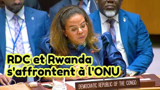 ONU La RDC et le Rwanda saffrontent le Conseil de sécurité condamne le soutien au M23 [upl. by Neroc]