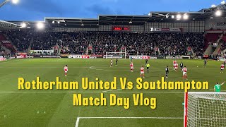 Rotherham United 02 Southampton Vlog  202324 [upl. by Adyan]