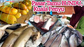 Gadis Sabah  Suasana Pasar Tamu Bundu Setiap Hari Ahad Di Kuala PenyuIkan Sini Banyak Segar [upl. by Eiroj]