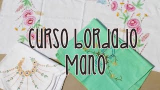 CURSO BORDADO A MANO FÁCIL  CLASE 1 [upl. by Sedrul929]