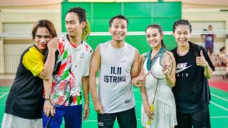 NENG MAWAR X JESSICA MULJATI VS AGRIPINA X SILVI WULANDARI  FUN BADMINTON HNY EXPRESS GROUP [upl. by Eillo309]