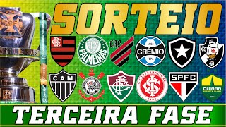 COPA DO BRASIL 2024  SORTEIO DA TERCEIRA FASE [upl. by Gniliem]