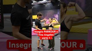 Insegno PARKOUR a Tina Angelini [upl. by Grearson]