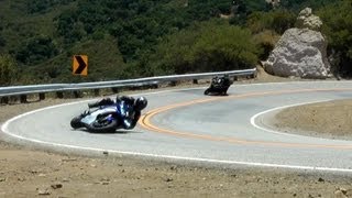 Yamaha R6 Lowside Crash 7152012 [upl. by Ayinat328]