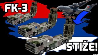 Potvrđeno STIŽE FK3 PVO raketni sistem u Srbiju Delivery of FK3 Air Defense System for Serbia [upl. by Anis]