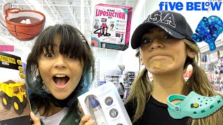 Black Friday Shopping at 5 Below  Mercedes and Evangeline [upl. by Ednyl]