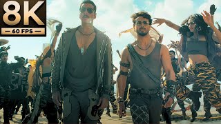 8K Remastered  Bade Miyan Chote Miyan  Title Track  Tiger Shroff Akshay Kumar [upl. by Allie]