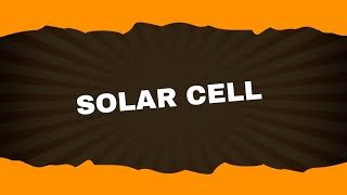 Solar cell  Analog Electronics1 Lecture20  Brainbox [upl. by Donovan]