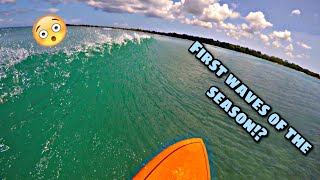 POV Surfing 1m waves on a fish  Surf x Gather [upl. by Sirahc]