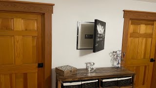 Hidden Wall Safe  DIY Tactical Wall  How to Make a Safe [upl. by Llenrap]