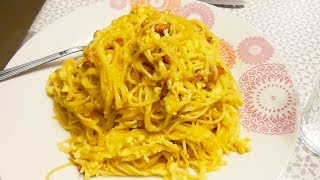 Recette des pates à la carbonara [upl. by Cottle844]