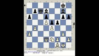 Chekhover Vitaly vs Bronstein David  URS Chess SF 1947 Leningrad Russia [upl. by Eikcuhc]