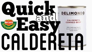 DELIMONDO CORNED BEEF CALDERETA ASMR  QUICK AND EASY WAY [upl. by Giovanna]