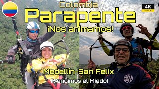 🇨🇴 Medellín La mejor manera de ver la cuidad ¡Parapente [upl. by Nibbs]