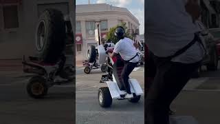 HE HAD THE 350cc BANSHEE 2stroke MONSTER on 1 WHEEL viral billburr funny wheelies bikelife [upl. by Airitac]